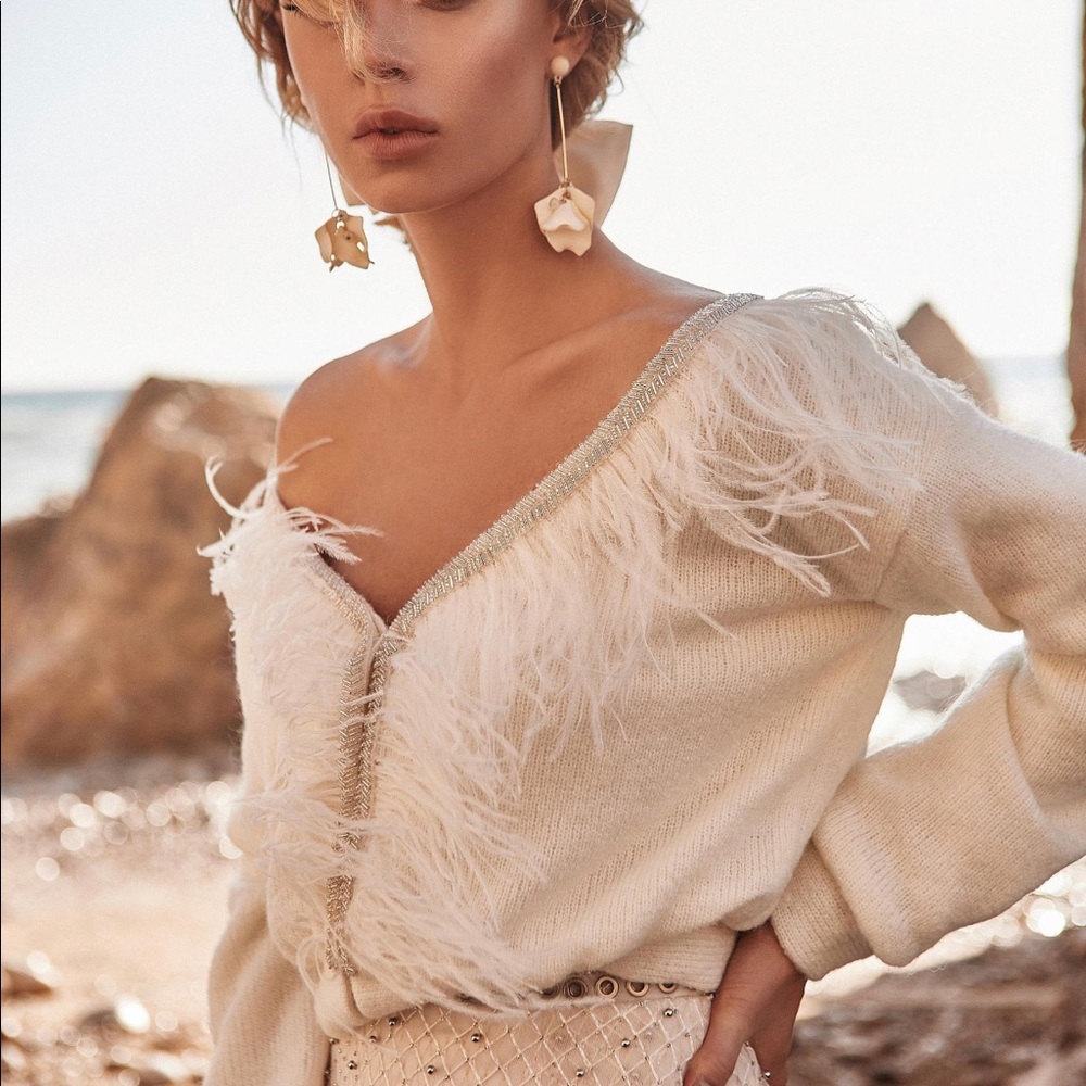Bolero Bridal Knitted Wedding Cover up Jacket